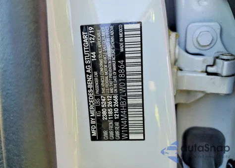 2020 Mercedes-Benz Glb 250 4Matic z USA, uszkodzony, nr VIN W1N4M4HB7LW018864